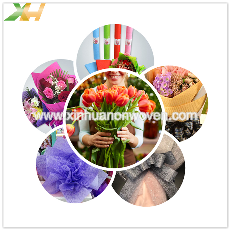 Is non-woven fabric wrapping paper suitable for wrapping flower bouquets?